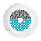 Dots & Zebra Plastic Party Dinner Plates - Approval