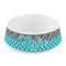 Dots & Zebra Plastic Pet Bowls - Small - MAIN