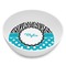 Dots & Zebra Melamine Bowl - Side and center