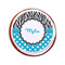 Dots & Zebra Printed Icing Circle - Small - On Cookie
