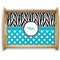 Dots & Zebra Serving Tray Wood Large - Main