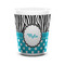 Dots & Zebra Shot Glass - White - FRONT