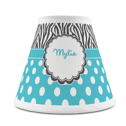 Dots & Zebra Chandelier Lamp Shade (Personalized)