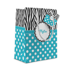 Dots & Zebra Gift Bag (Personalized)