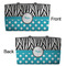 Dots & Zebra Tote w/Black Handles - Front & Back Views