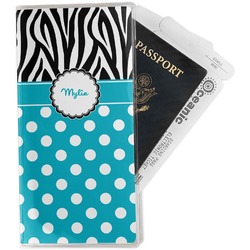 Dots & Zebra Travel Document Holder