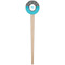 Dots & Zebra Wooden 4" Food Pick - Round - Single Pick