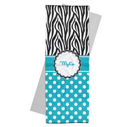 Dots & Zebra Yoga Mat Towel (Personalized)