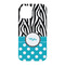 Dots & Zebra iPhone 15 Case - Back