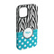 Dots & Zebra iPhone 15 Pro Tough Case - Angle