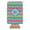 Retro Chevron Monogram 16oz Can Sleeve - Set of 4 - FRONT