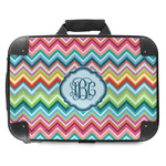 Retro Chevron Monogram Hard Shell Briefcase - 18"