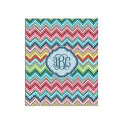 Retro Chevron Monogram Poster - Matte - 20x24