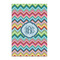 Retro Chevron Monogram 20x30 - Matte Poster - Front View