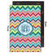 Retro Chevron Monogram 20x30 Wood Print - Front & Back View