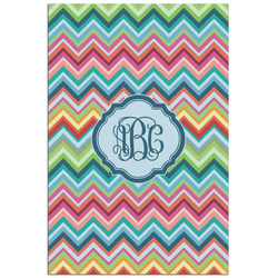 Retro Chevron Monogram Poster - Matte - 24x36