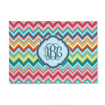 Retro Chevron Monogram 4' x 6' Patio Rug