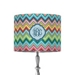 Retro Chevron Monogram 8" Drum Lamp Shade - Fabric