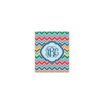 Retro Chevron Monogram Canvas Print - 8x10