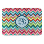 Retro Chevron Monogram Anti-Fatigue Kitchen Mat