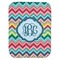 Retro Chevron Monogram Baby Swaddling Blanket (Personalized)