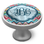 Retro Chevron Monogram Cabinet Knob