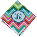 Retro Chevron Monogram Cloth Napkin