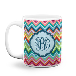 Retro Chevron Monogram Coffee Mug