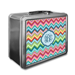 Retro Chevron Monogram Lunch Box (Personalized)