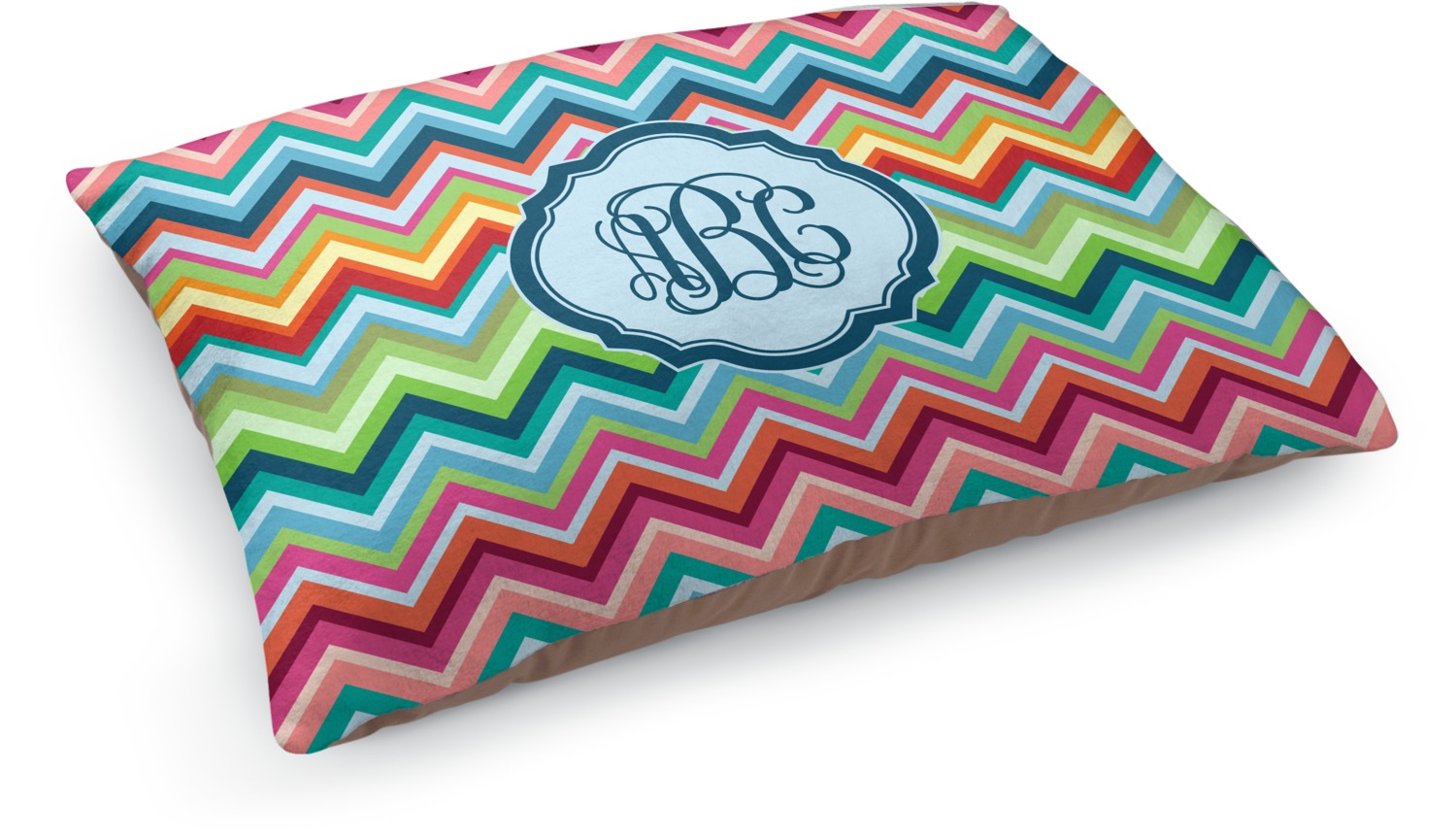 monogrammed dog bed