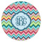 Retro Chevron Monogram Drink Topper - Medium - Single