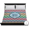 Retro Chevron Monogram Duvet Cover (King)