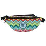 Retro Chevron Monogram Fanny Pack - Classic Style