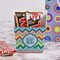 Retro Chevron Monogram French Fry Favor Box - w/ Treats View