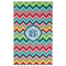 Retro Chevron Monogram Golf Towel - Front (Large)