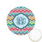 Retro Chevron Monogram Icing Circle - XSmall - Front