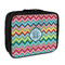 Retro Chevron Monogram Insulated Lunch Bag