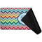 Retro Chevron Monogram Large Gaming Mats - FRONT W/ FOLD