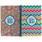 Retro Chevron Monogram Large Hard Cover Journal - Apvl