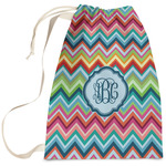 Retro Chevron Monogram Laundry Bag