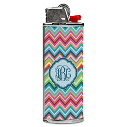 Retro Chevron Monogram Case for BIC Lighters