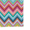 Retro Chevron Monogram Microfiber Dish Rag - DETAIL