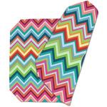 Retro Chevron Monogram Dining Table Mat - Octagon (Double-Sided)