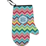 Retro Chevron Monogram Oven Mitt (Personalized)