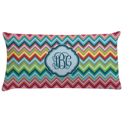 Retro Chevron Monogram Pillow Case - King (Personalized)