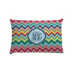 Retro Chevron Monogram Pillow Case - Standard (Personalized)