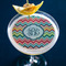 Retro Chevron Monogram Printed Drink Topper - Large - In Context