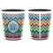 Retro Chevron Monogram Shot Glass - Two Tone - APPROVAL