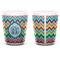 Retro Chevron Monogram Shot Glass - White - APPROVAL