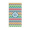 Retro Chevron Monogram Guest Paper Towels - Full Color - Standard